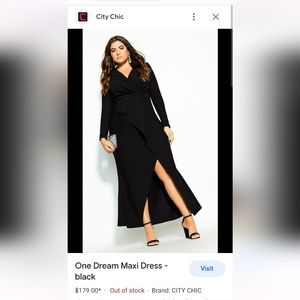 Brand new with tags City Chic One Dream Maxi dress